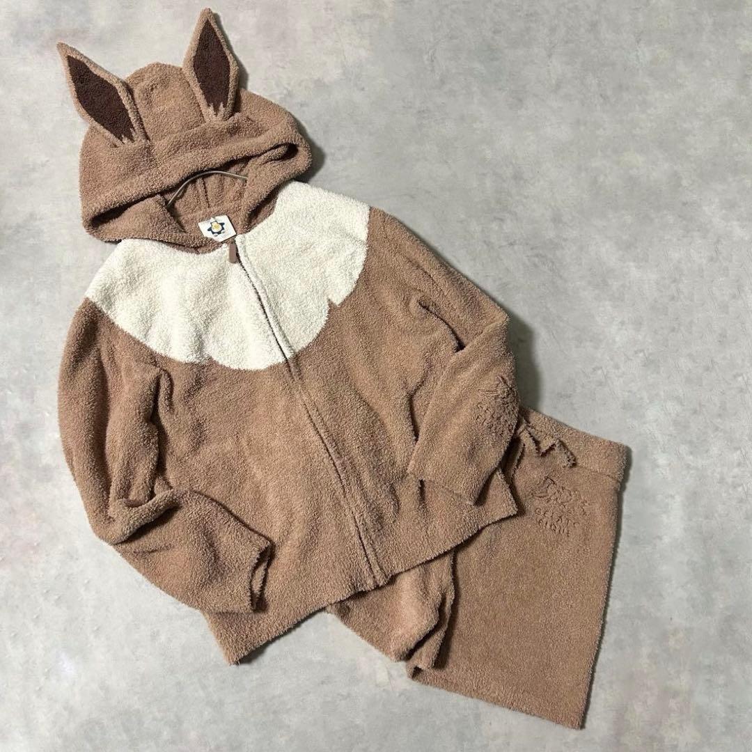 美品✨ジェラートピケ ルームウェア ポケモンスリープ イーブイ セットアップ