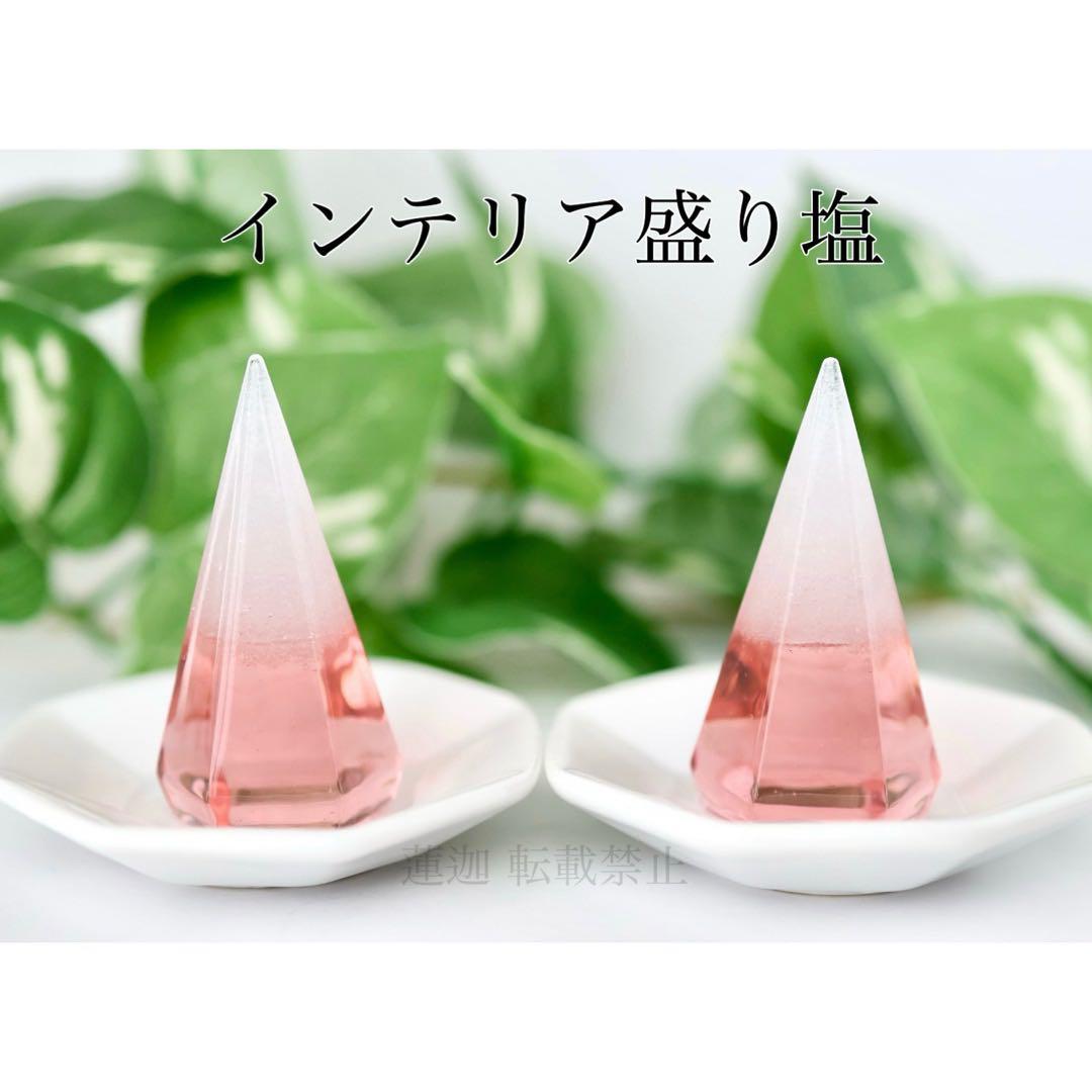 hhkk 8種類 盛り塩16個 八角皿ノーマル16枚