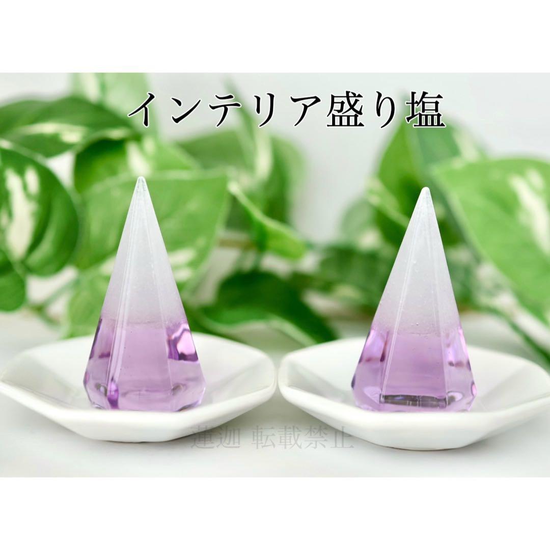 hhkk 8種類 盛り塩16個 八角皿ノーマル16枚