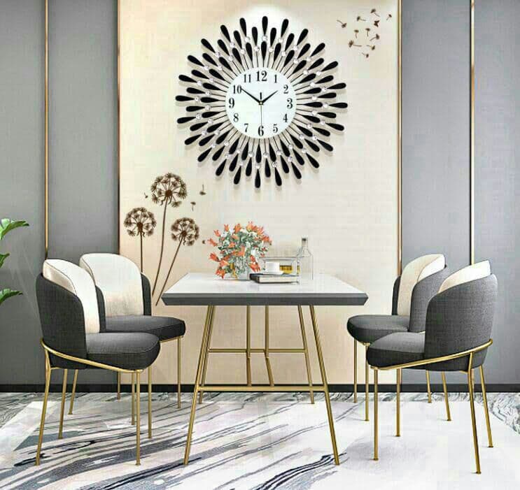 北欧式現代贅沢 壁掛け時計 家庭用 寝室 リビングルーム ファッション rer