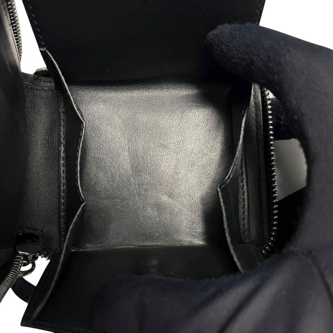 希少✨バーバリー 二つ折り財布 ダニエルズ ノバチェック レザー ブラック