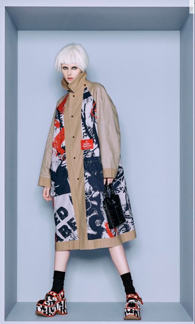 【今だけお値段】ヴィヴィアンウエストウッド　リバーシブルステンカラーコート