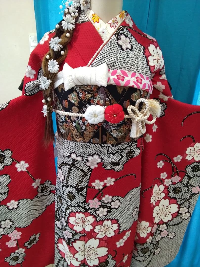 【専用です‼️】振袖フルセット、正絹絞り振袖、成人式、ガード加工