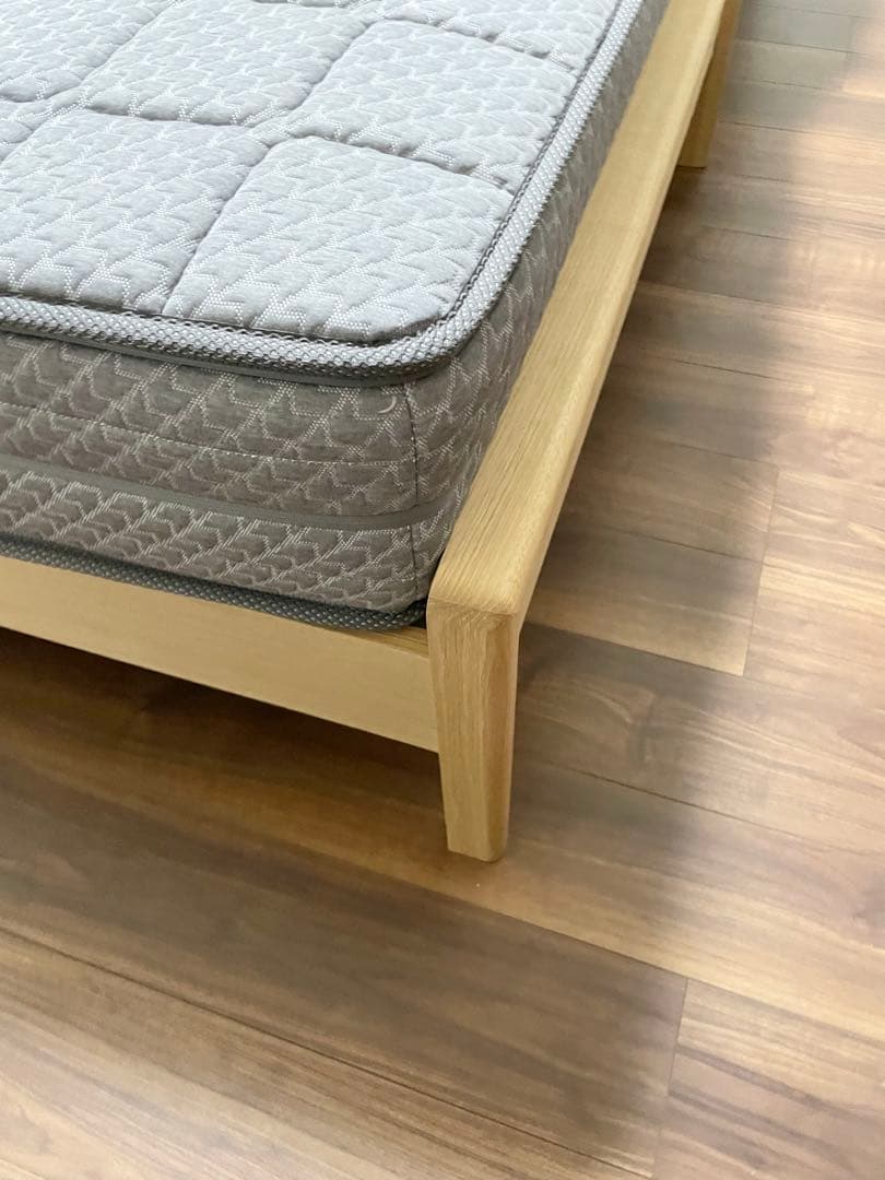 未使用に近い超美品 karimoku NW21 セミダブルベッド＋マットレス