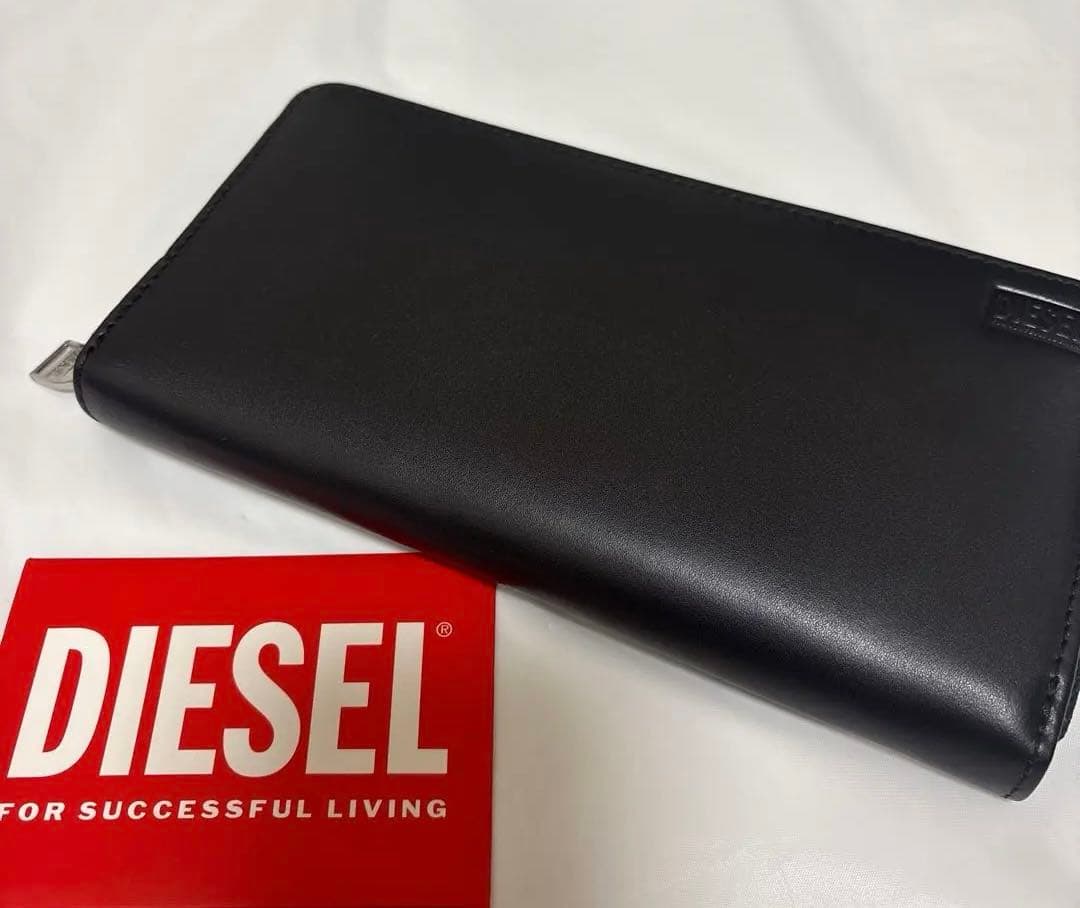 ディーゼル DIESEL ラウンドファスナー長財布 X09670 ブラック　新品