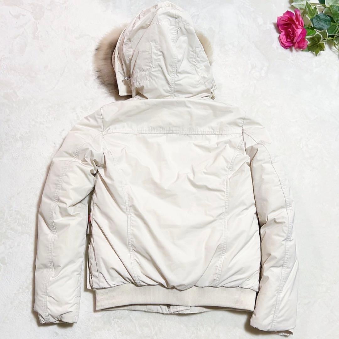 未使用級美品✨　ウールリッチ　ダウンジャケット　リュクス　ボンバー　ホワイト