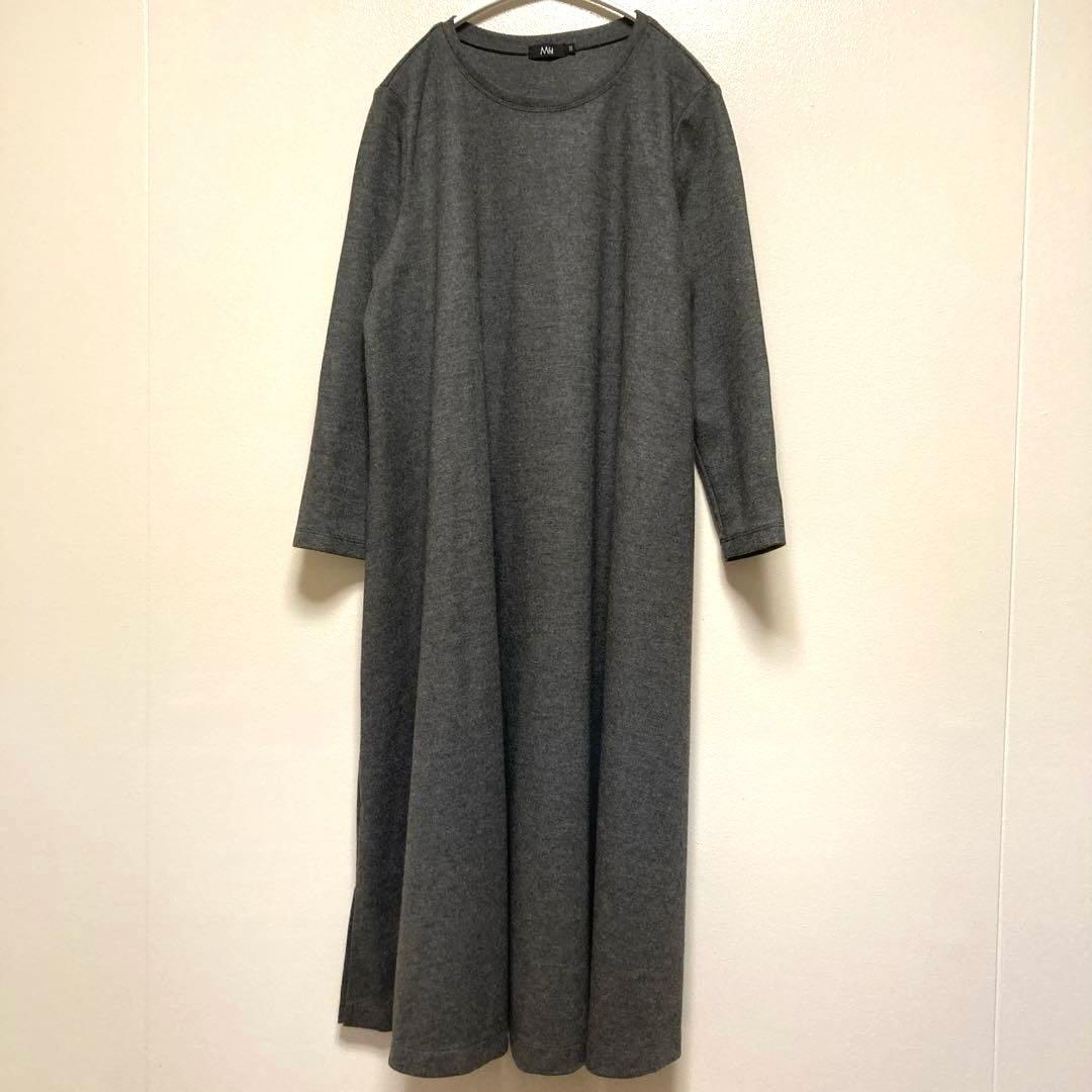 M.Fil ウール100% Aライン　チュニック　ワンピース　38