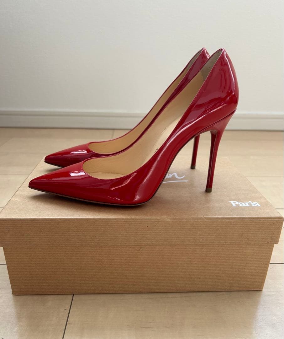 超美品 ルブタン Decollete 554 Rouge de Mars正規品