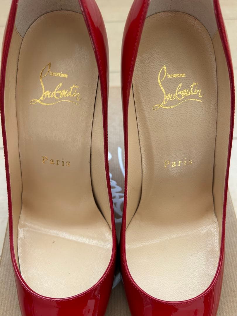 超美品 ルブタン Decollete 554 Rouge de Mars正規品