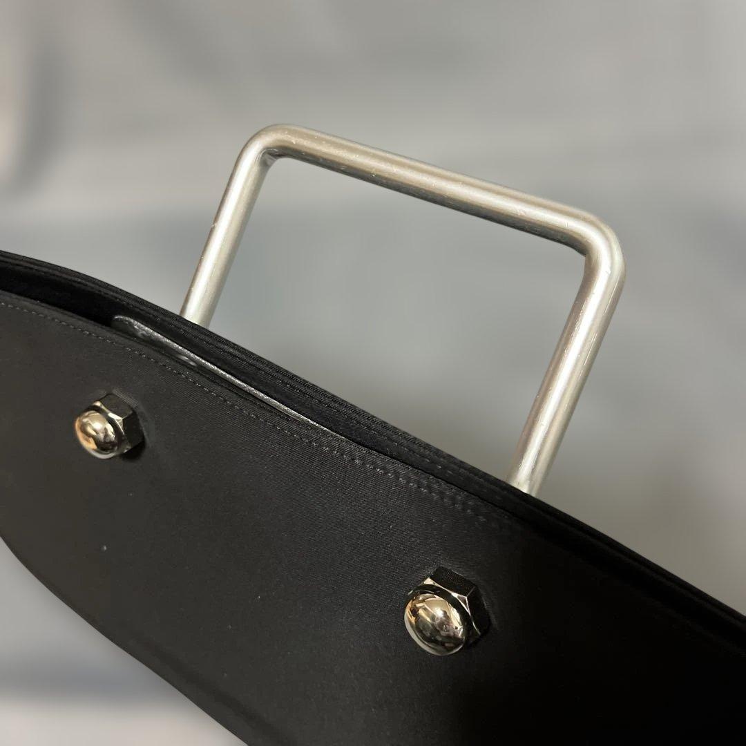 激レア美品✨80sトキオクマガイ　ロゴ型押トートバッグ　ナイロン　A4可