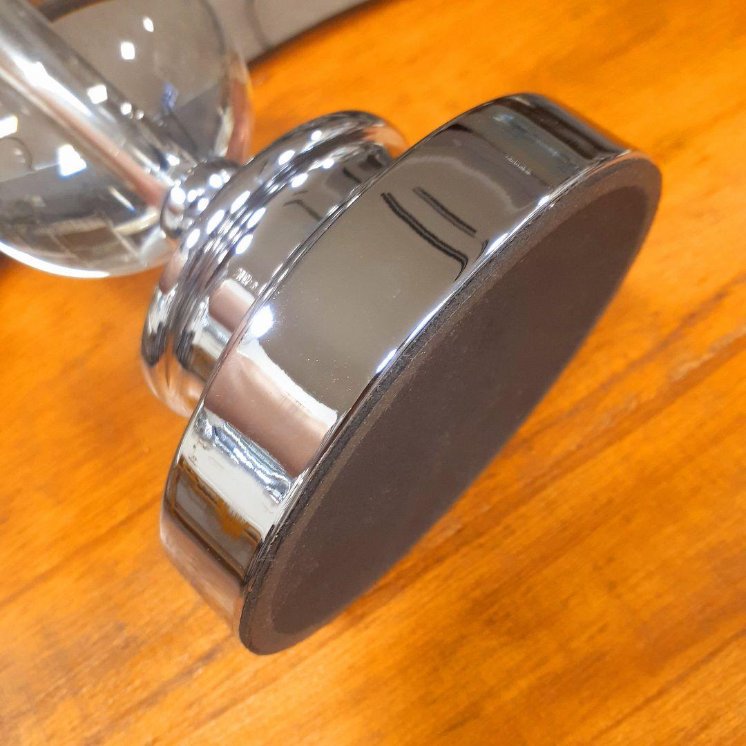 輸入雑貨　北欧　『球体ガラス・シェードランプ』　卓上　グレー