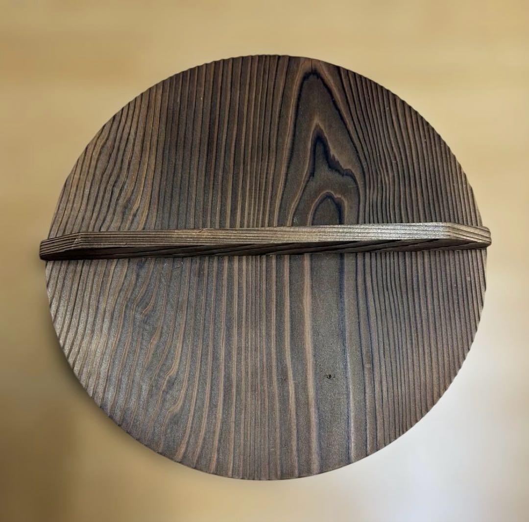 南部鉄器 いろり鍋 30cm 木蓋付き ツル付き IH対応 ガス火対応