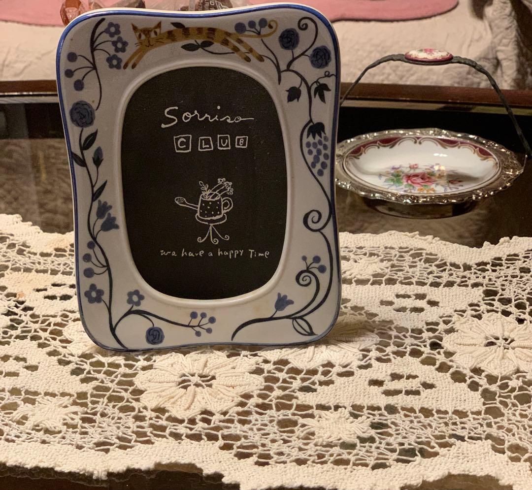 Shinji Katoデザイン フォトフレーム 猫柄