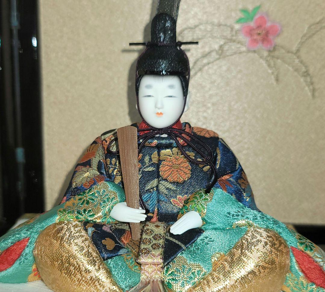 大里 彩作 江戸木彫りひな人形