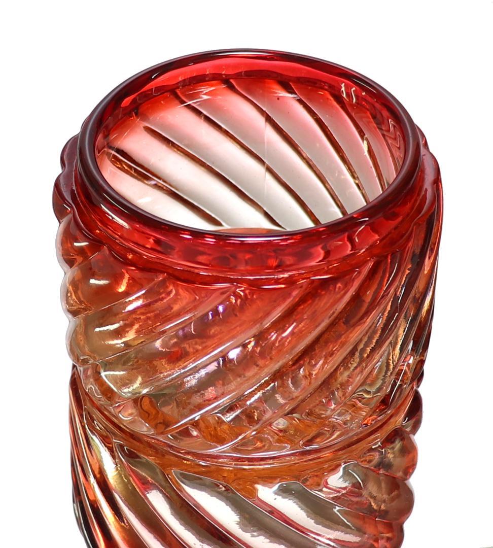 オールド・バカラ 珍品 レアサイズ バンブー ローズ 大型蓋物 クリスタルガラス