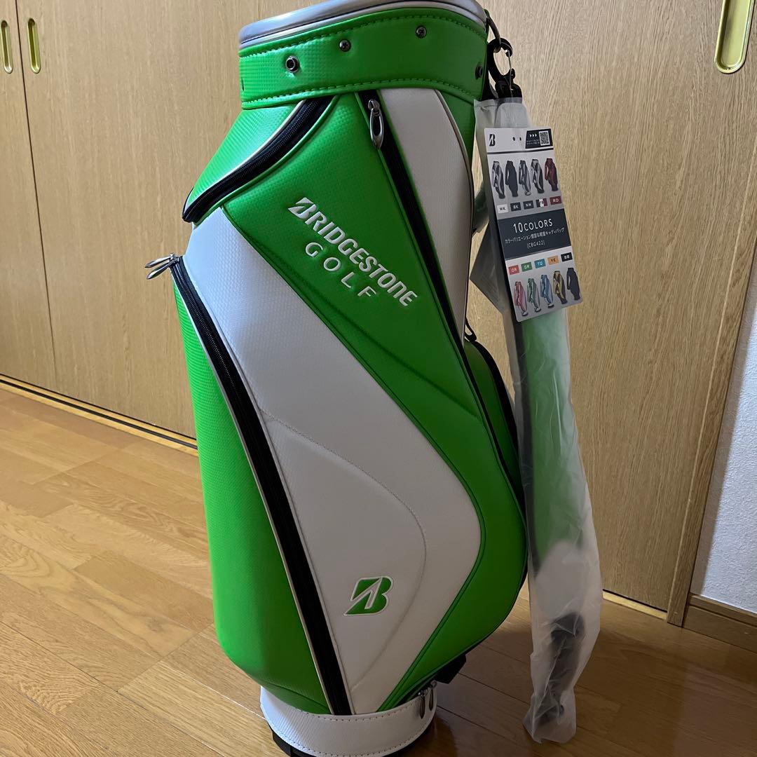 【新品】BRIDGESTONE キャディバッグ CBG422 グリーン