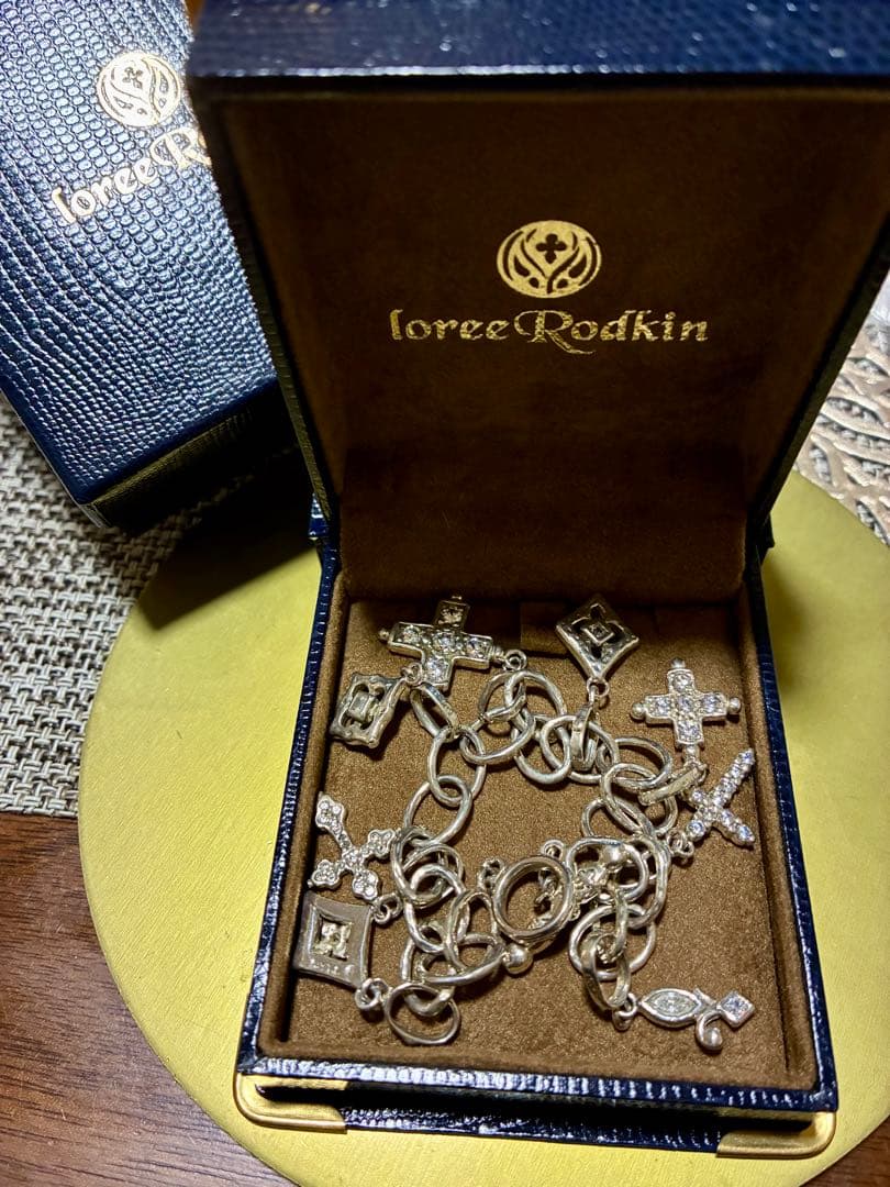 ジャンク⭐︎Loree Rodkin シルバーチャームブレスレット