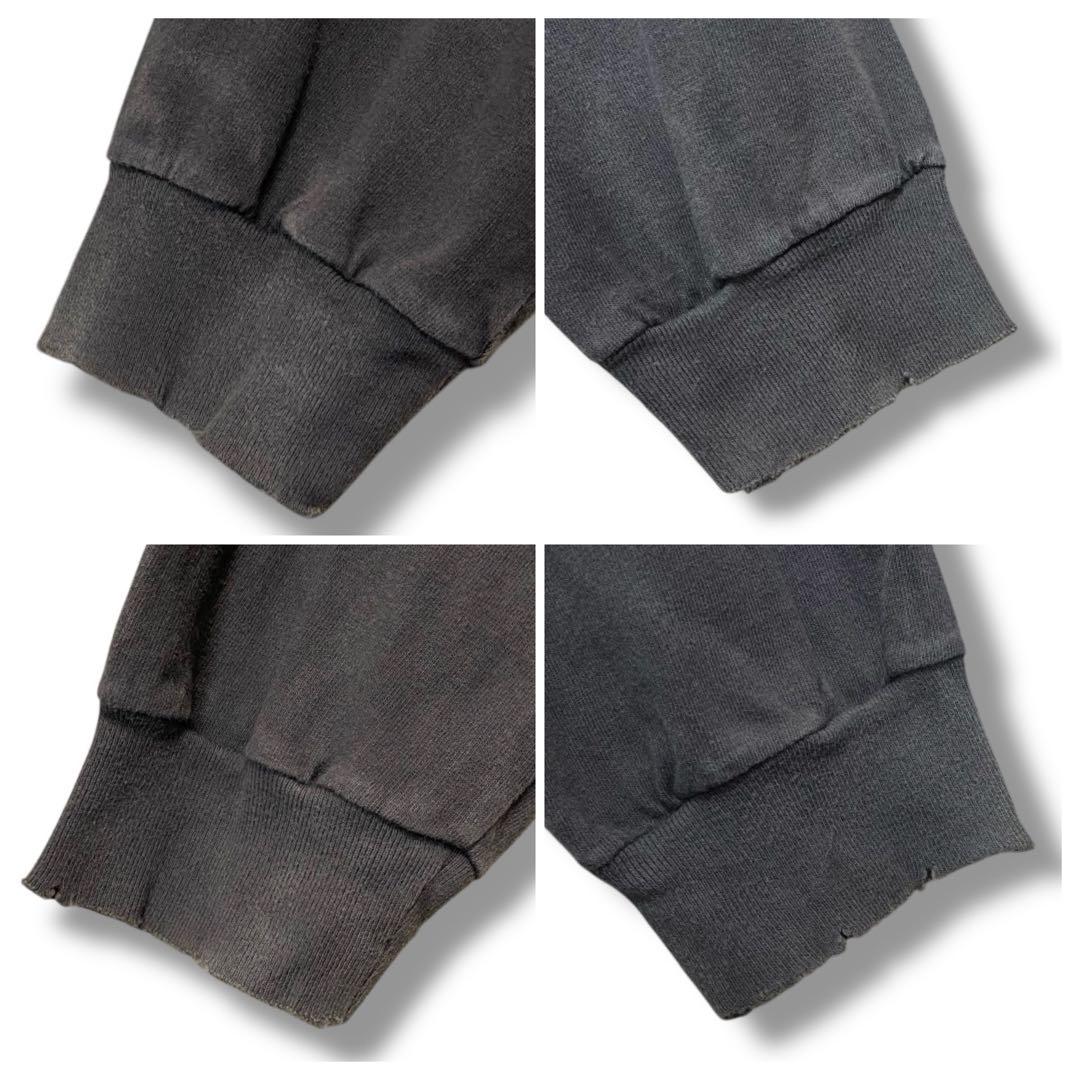 【希少XL・入手困難コラボ】セントマイケル × ボーンレイズド ロンT 炭黒