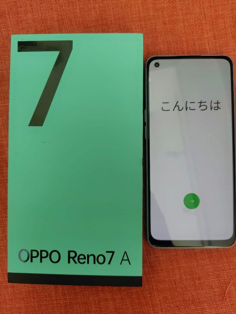 OPPO Reno7A SIMフリー ドリームブルー　箱あり