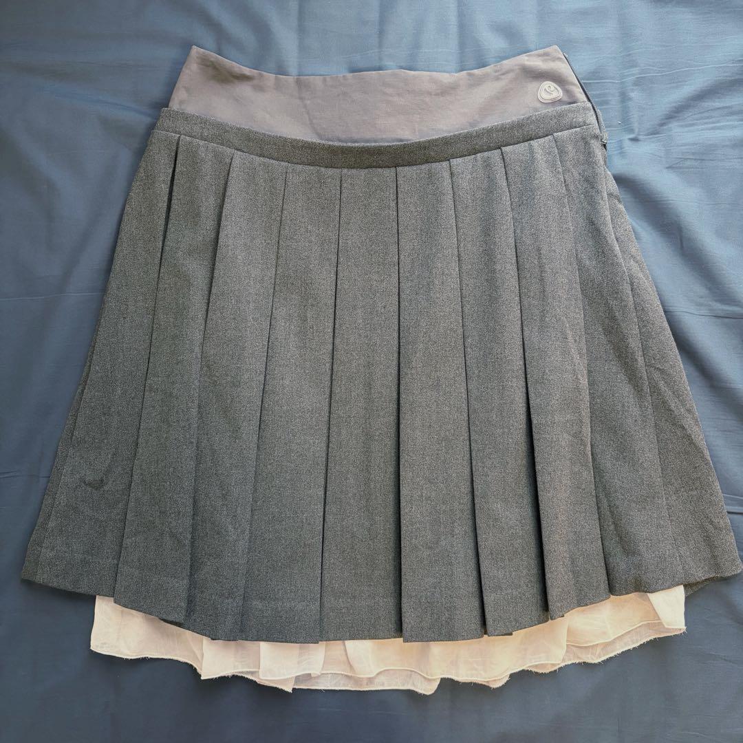 【正規品】coyseio プリーツスカート ダークグレー 1size
