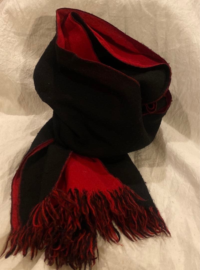 T*a様 yohji yamamoto ヨウジヤマモト 黒 赤 リバーシブル マ