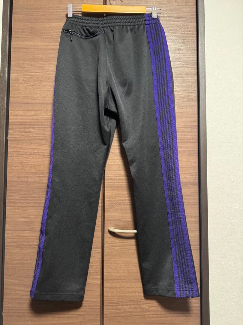 NEEDLES TRACK PANT トラックパンツ　黒×紫