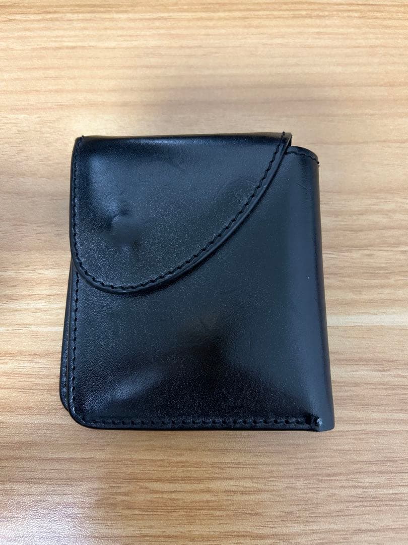 Hender scheme wallet black 二つ折り財布　数回使極美品
