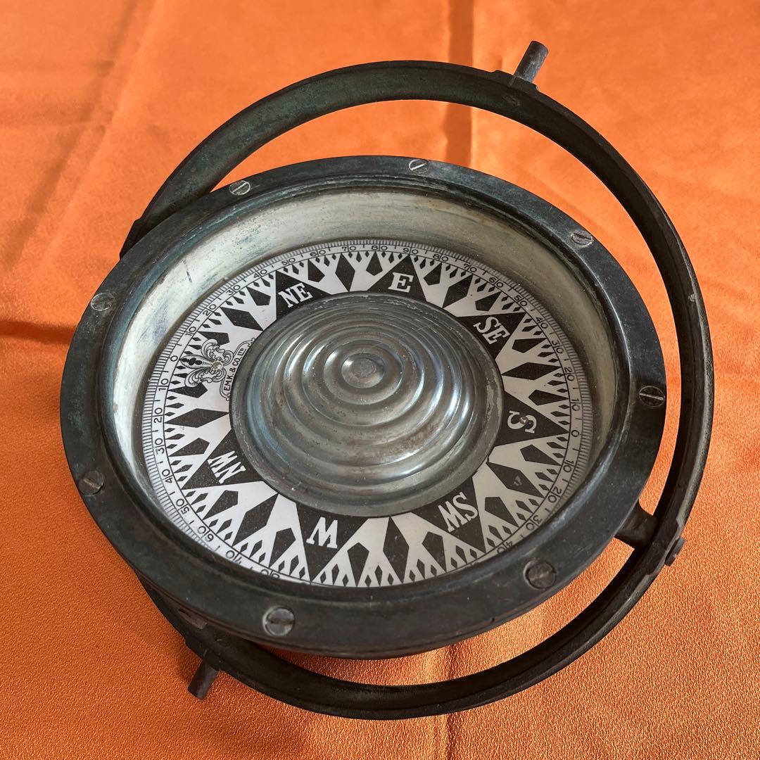 方位磁針　船舶　アンティーク