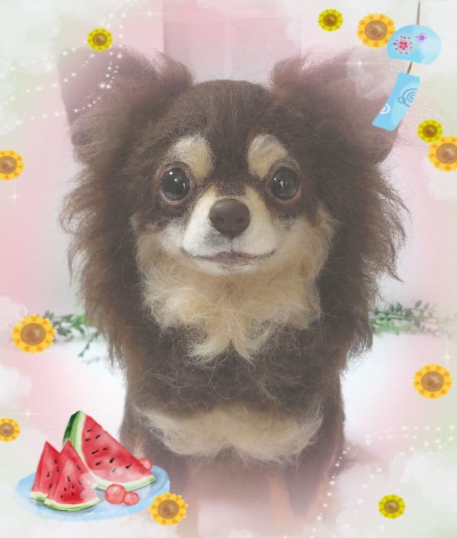 ぱぴ♡♡うちの子オーダー♡羊毛フェルト♪ハンドメイド☆