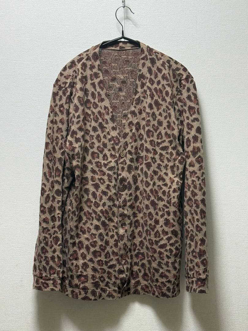 ブルーナボイン　豹柄カーディガン