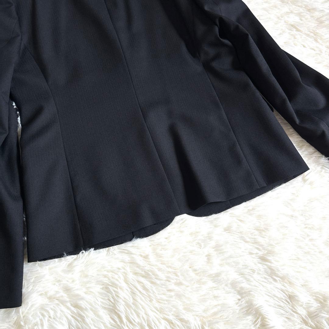 【訳あり】未使用品✨マーガレットハウエル　パンツセットアップ ウール L 黒