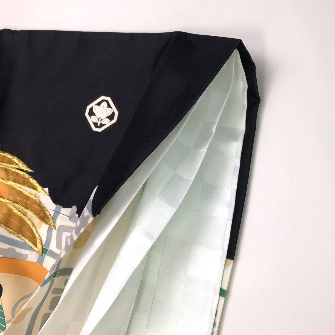 子供着物 子供着物 お宮参り 七五三 祝着 襦袢付 宝尽くしに鷲 CK-7364