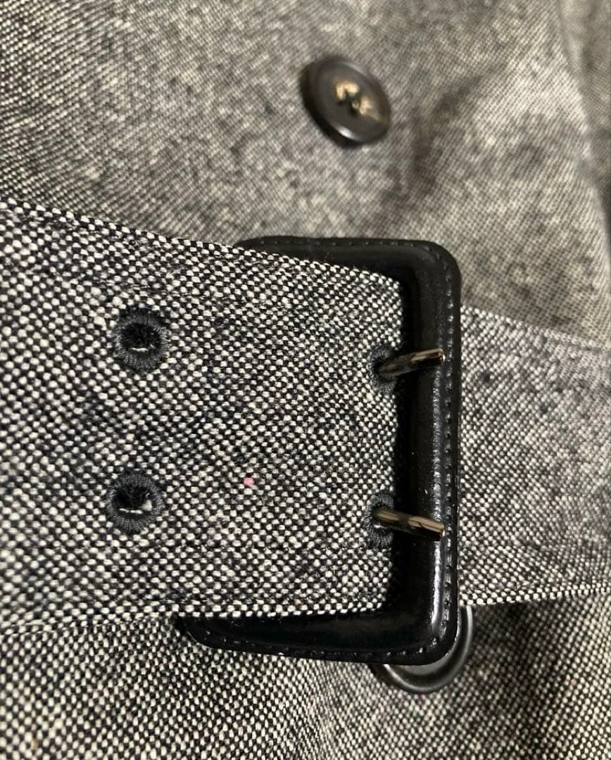 美品 ポールスミス メランジ ウール トレンチコート ピーコート ライナー