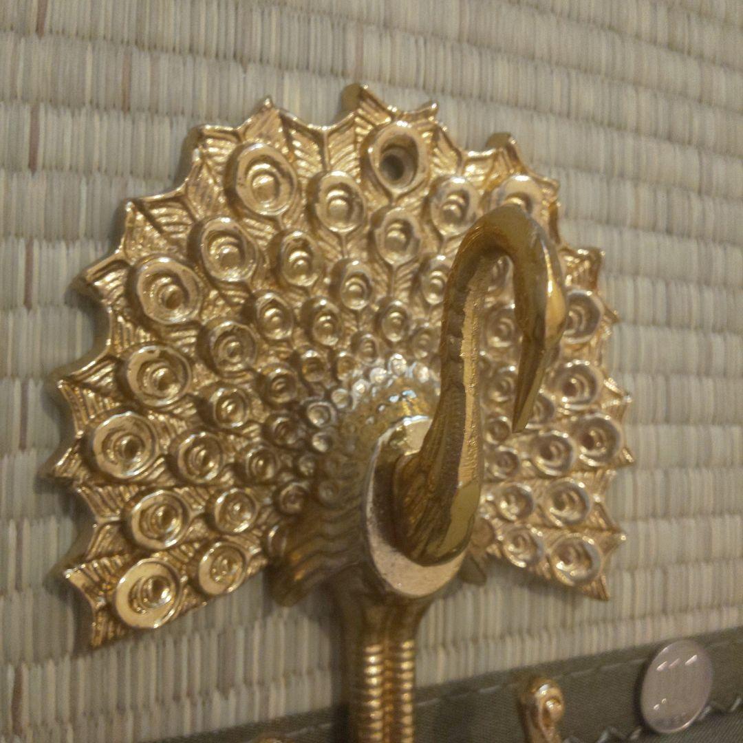 ゴルド、アンチーク風、ヨーロッパ産ウォールフック