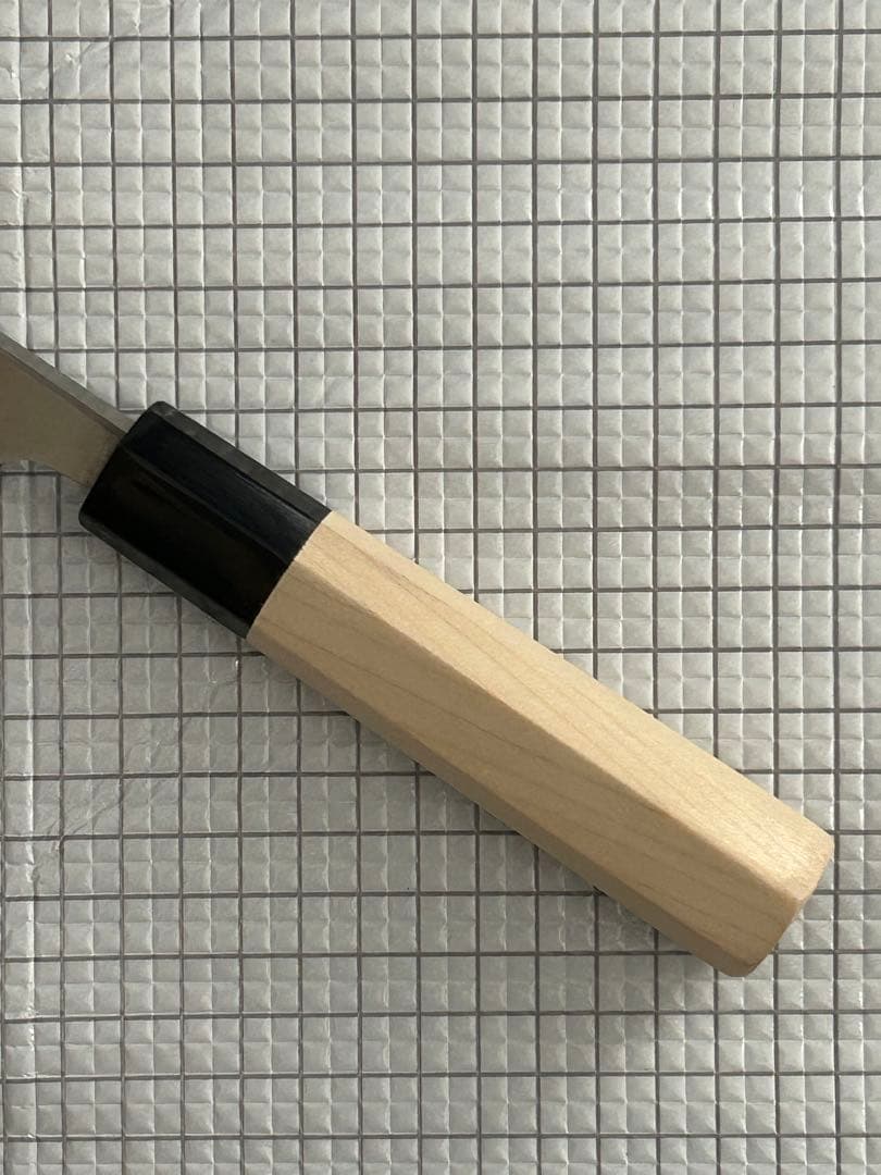 包丁 出刃包丁 銀三 165mm 水牛八角柄 ステンレス ④