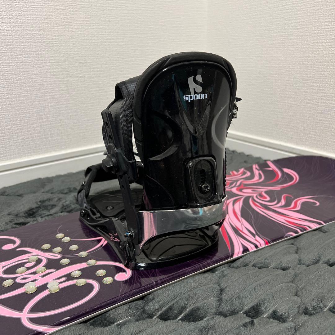 ◆美品◆spoon fly 137 ビンディング セット スノーボード