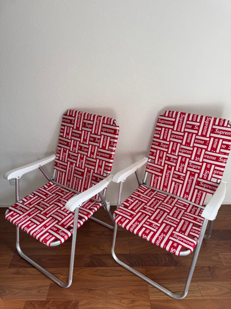 2脚セット Supreme Lawn Chair 2 椅子 チェア