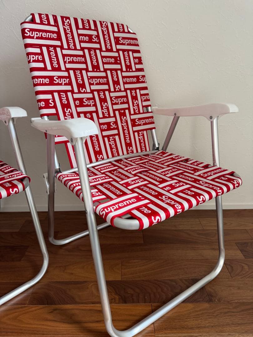 2脚セット Supreme Lawn Chair 2 椅子 チェア