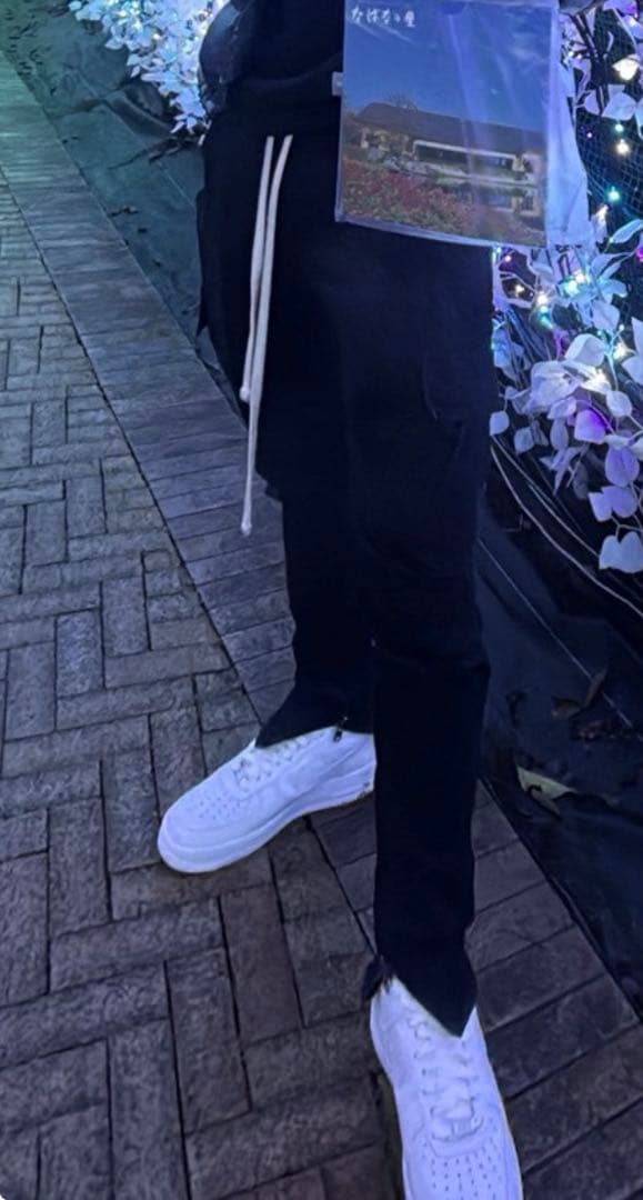 ミニマル mnmlブラックカーゴパンツ