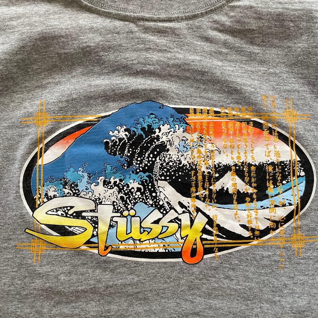 80s 90s Old Stussy 北斎 黒タグ ゴールデンサイズ ストリート