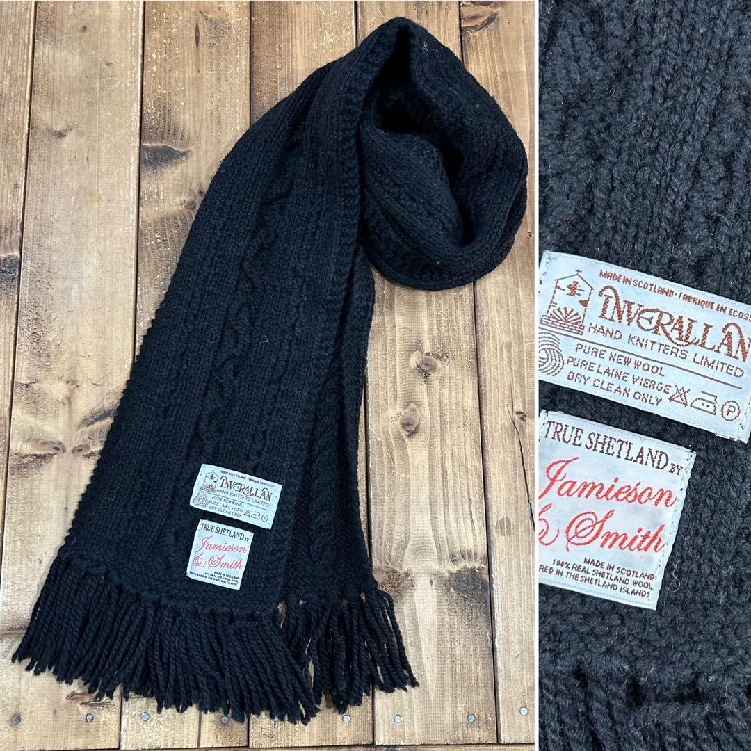 INVERALLAN Jamieson&Smith フィッシャーマン マフラー