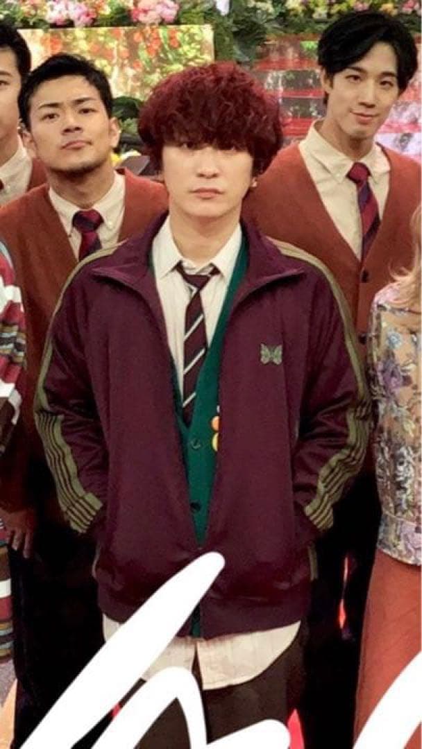 【希少】Needles ニードルズ21AWトラックパンツ M マルーン 深瀬着用