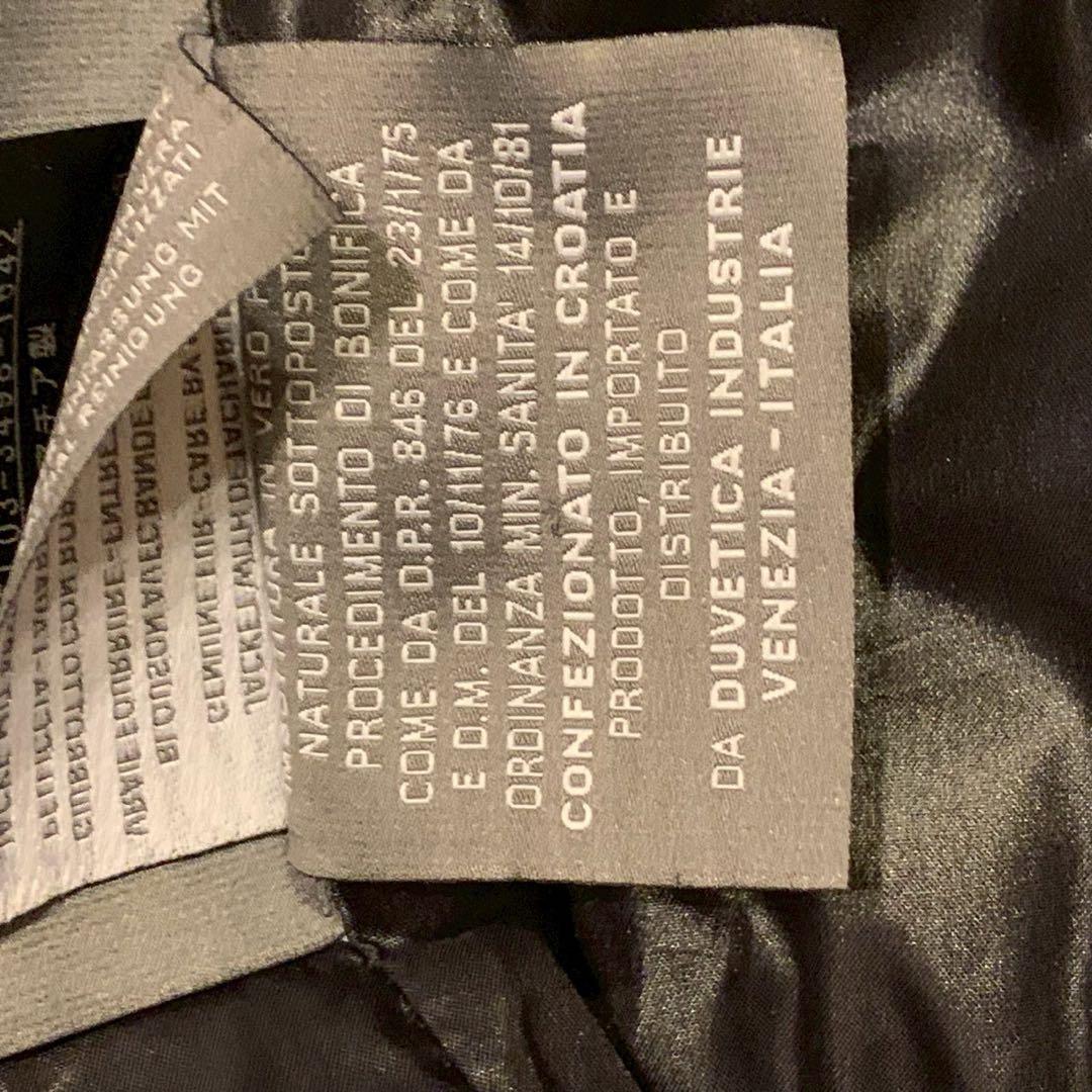 美品 デュベティカ デネブ ブラック ダウンジャケット フォックスファー 38