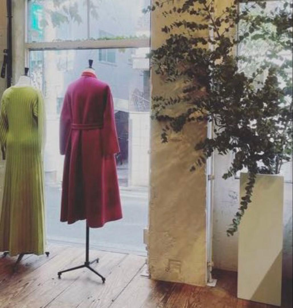 未使用 定価28万 マイラン カシミヤ100% リバーシブルコート 超軽量