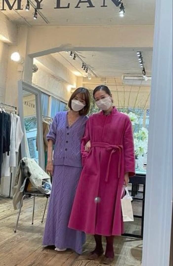 未使用 定価28万 マイラン カシミヤ100% リバーシブルコート 超軽量