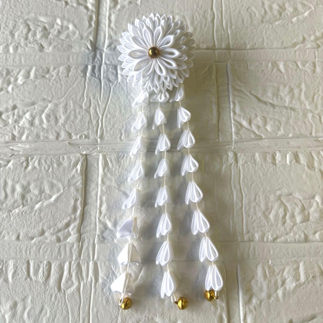 ふりふレース　髪飾りセット 重衿　半衿　帯揚げ　帯締め　パール装飾　振袖セット