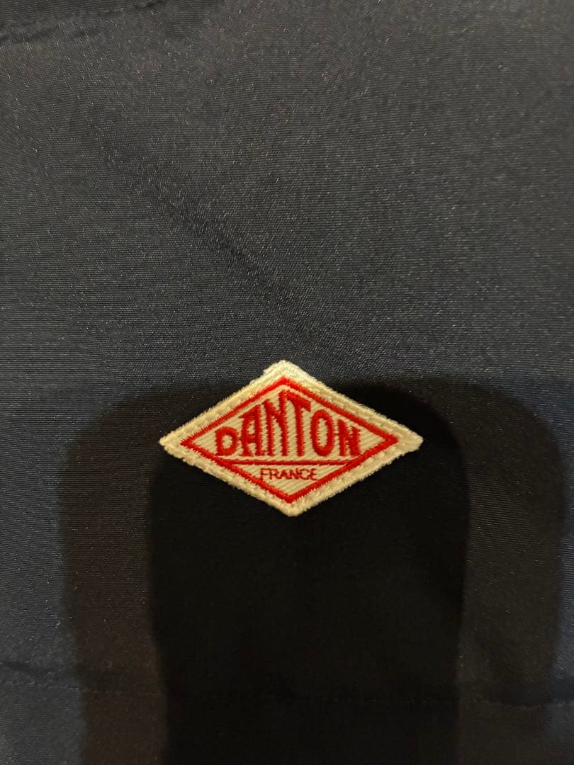 DANTON ネイビー ダウン　コート　34