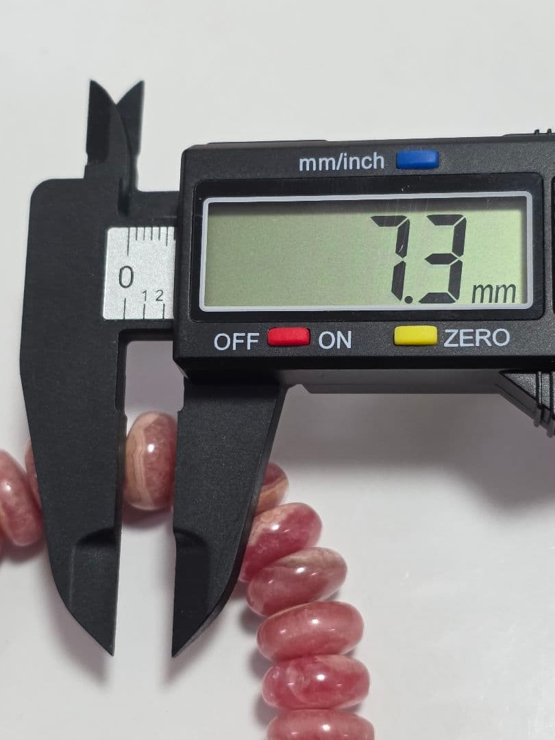 BIGサイズ✨ボタンカット　バラ色の愛の石　インカローズ