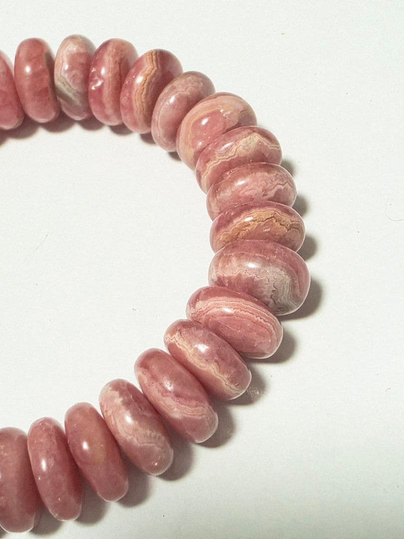 BIGサイズ✨ボタンカット　バラ色の愛の石　インカローズ