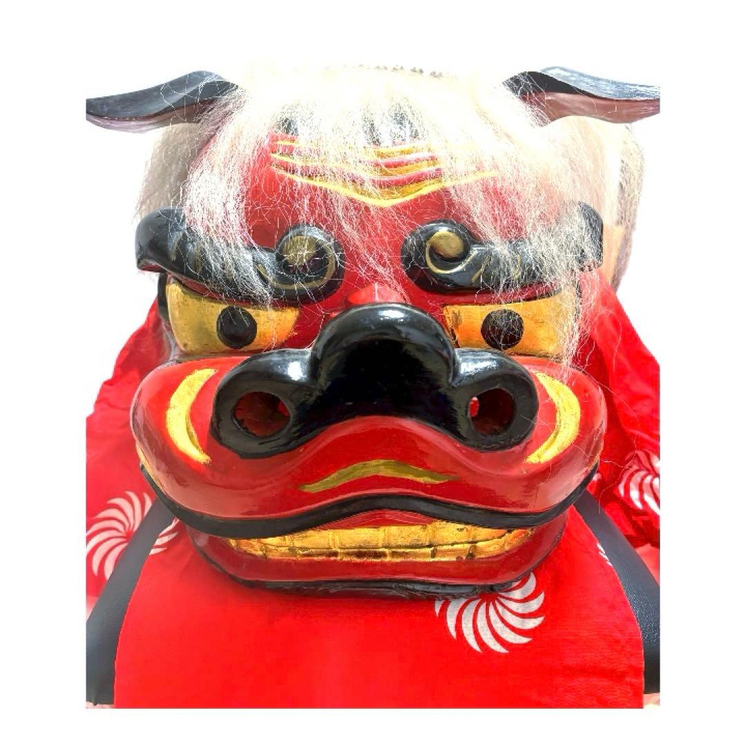 獅子舞　獅子頭　正月　お祭り